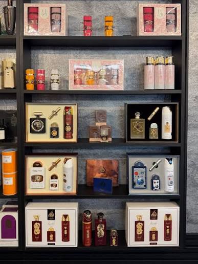 Selectie niche parfums in de winkel